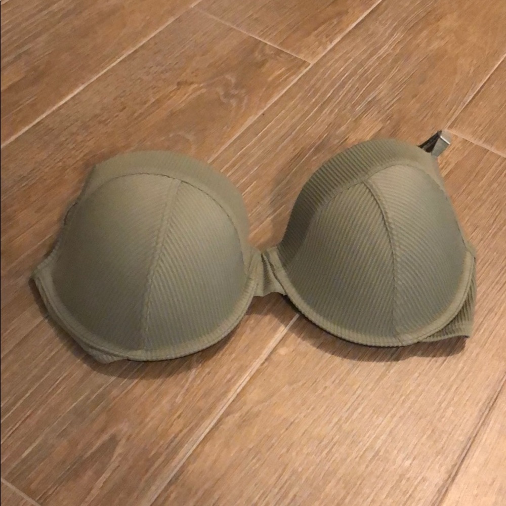 Abercrombie and Fitch Ribbed Push Up Bikini Top